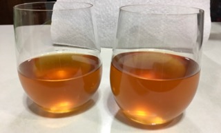 Valencia Orange Country Wine in Glasses